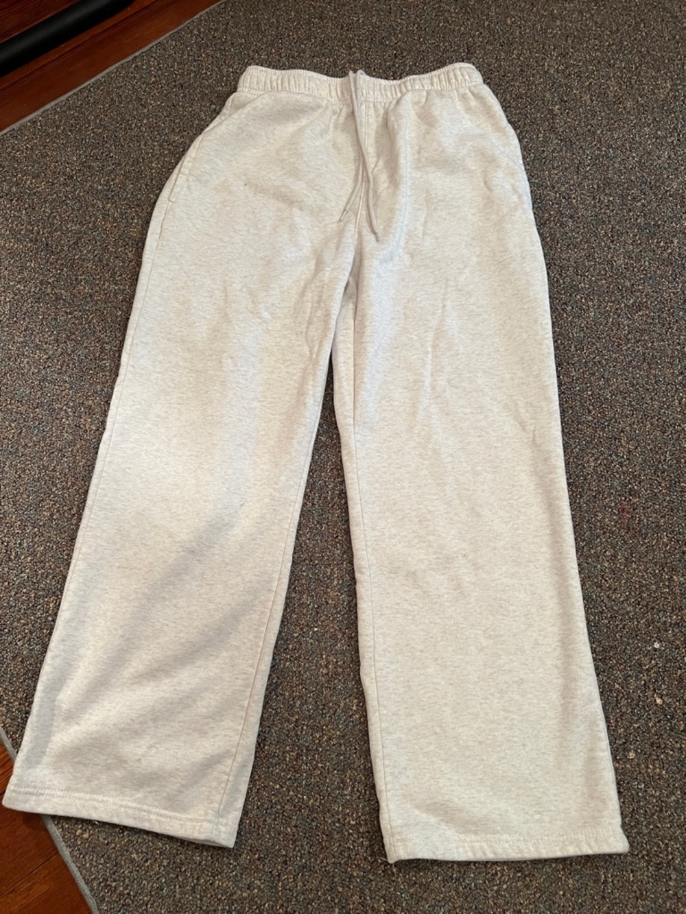 Cream with Flecks Women's Cozy Track Pants - Relaxed Fit